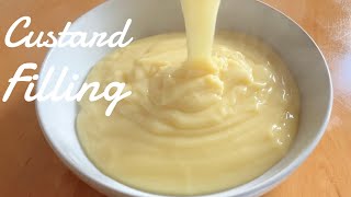 Homemade Custard filling Simple Recipe [upl. by Sochor796]