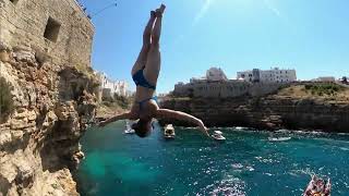 Red Bull Cliff Diving Dünya Serisi’nden muhteşem görüntüler  İTALYA [upl. by Broderic]