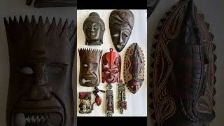 Mask sculptures around the world Mysterious ritualistic symbolic and artistic [upl. by Aiyot823]