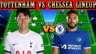 NEW TOTTENHAM VS CHELSEA BEST POTENTIAL STARTING LINEUP IN THE EPL MATCH WEEK 11 4231 VS 433 [upl. by Gaylor]