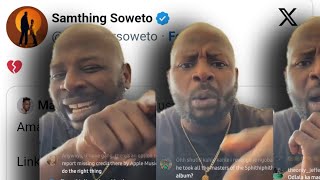 😡DJ Maphorisa calls Samthing Soweto a quotFk upquot Sir Trill [upl. by Tirb]