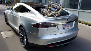 Cordless Tesla 20 Turbo Diesel 2700mi Without Charging P2 [upl. by Esnahc]