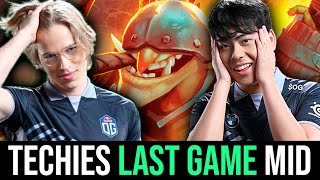 LAST GAME on Techies before REWORK — Topson vs Ana [upl. by Dietsche772]