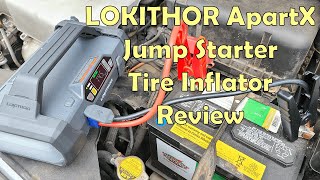 LOKITHOR ApartX Jump Starter and Tire Inflator Review [upl. by Andria]