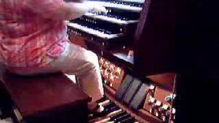 Organist Performing Fischers quotPrelude in Dquot [upl. by Rooke]