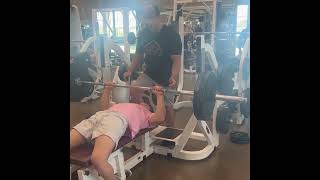 225 bench press at 13 years old [upl. by Rogers]