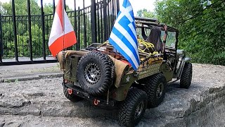 Rochobby FMS 16 scale RC Willys Jeep 6x6 [upl. by Sidoney]