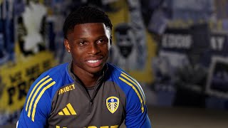 First interview  Largie Ramazani at Leeds United [upl. by Lambrecht858]