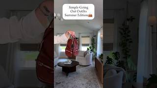 Simple Going Out Outfits Summer Edition 👜👒 outfitideas outfit fashion [upl. by Conroy]