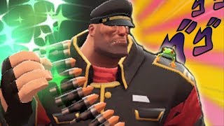 TF2 Heavys Bizarre Adventure Pyrodust Crusaders Blue Moon Cosmetic [upl. by Draude291]