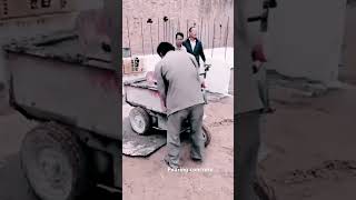 Mini cart transporting concrete and pouring floor [upl. by Triley252]