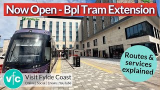 Now Open  Blackpool Tram Extension to North Station [upl. by Yeuh]