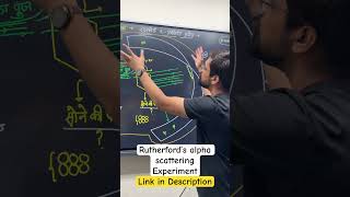 11th chem  1 min  Rutherford’s alpha scattering experiment  ashish singh lectures [upl. by Eimmaj]