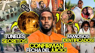 DIDDY tenía TUNELES SECRETOS en SU MANSIÓN FECHA del JUICIO y detalles de sus PERTURBADORAS FIESTAS [upl. by Fineman]