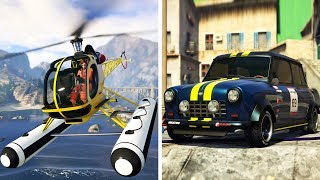 تجربة الهليكوبتر المائية الجديدة وأصغر سيارة في قراند أونلاين  GTA Online [upl. by Madden340]