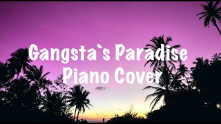 Gangstas Paradise  COOLIO Piano Cover  1 Hour Piano Remix 1 Hour Long Piano Music Relaxing [upl. by Maurita]