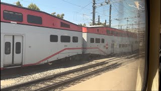 Racing Caltrains Side POV [upl. by Tserof857]