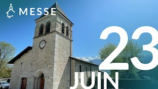 🔴 EN DIRECT  Messe du 23 juin 2024 – Le Jour du Seigneur [upl. by Enihpad240]