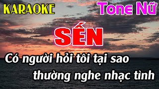 Sến Karaoke Tone Nữ  Ebm  Karaoke Dễ Hát  Beat Mới [upl. by Okomot]