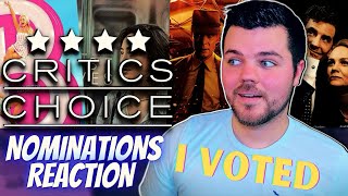 Critics Choice Awards 2024 Nominations REACTION [upl. by Eirolam60]