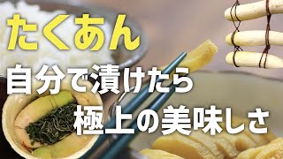 【日本人の心】昔ながらの甘くないたくあんを漬けよう！【極上の保存食】｜How To Make Yellow Pickled Radish  Superb Preserved Food [upl. by Nilkcaj465]