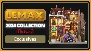 These are the NEW Lemax 2024 Michaels Exclusives Christmas amp Spooky Town [upl. by Sirod]