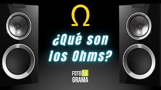 ¿Qué es la IMPEDANCIA de BOCINAS Todo lo que debes saber sobre OHMS  Fotograma 24 con David Arce [upl. by Miharbi828]