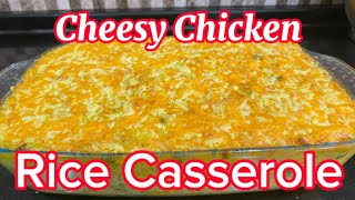 Cheesy chicken amp Rice Casserole [upl. by Minabe]