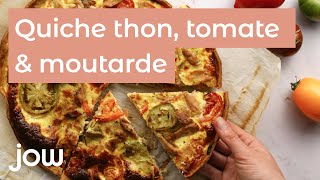 Recette de la quiche thon tomate amp moutarde [upl. by Rains]