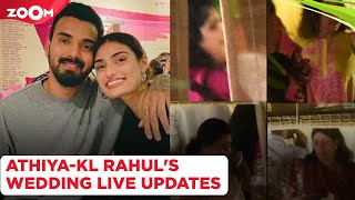 Athiya Shetty amp KL Rahul wedding LIVE updates NO phone policy for Guests amp Guest list [upl. by Pool368]