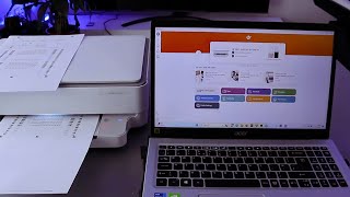 How To Print From Computer To HP Envy 6020e6030e All In One Printer [upl. by Yllak]