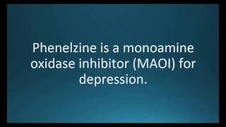 How to pronounce phenelzine Nardil Memorizing Pharmacology Video Flashcard [upl. by Riba462]