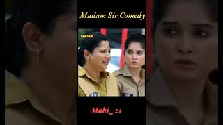 Madam Sir Comedy video please support me 🙏 madamsir comedyvideo trendingshorts [upl. by Eenert]