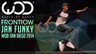 JAN FUNKY  FRONTROW  World of Dance San Diego 2014 WODSD [upl. by Aneem153]