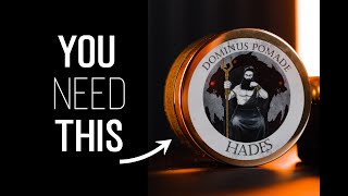 What Is A Clay Pomade Dominus Pomade Hades 5 Min Review [upl. by Ocinom]