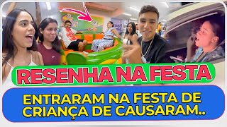 MÍ FOI EM UMA FESTA DE CRIANÇA COM PÁ E SE DIVERTIRAM MAIS QUE TODO MUNDO MIRELLA SANTOS🤣🤭 [upl. by Eittik]