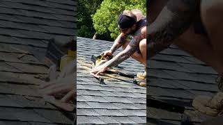 Bathroom Vent Fan Install Pt 3 Roof vent Installation [upl. by Gearard876]