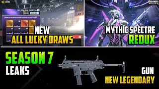 Mythic Spectre Redux  Season 7 All Lucky Draws CODM  Legendary Guns COD Mobile Leaks [upl. by Gnav773]