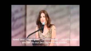 Kim Delaney Speech  Alcohol Involved [upl. by Bryan]