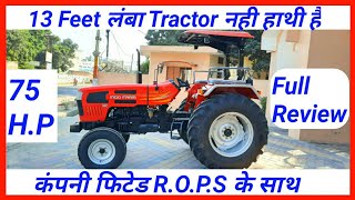 Indo Farm 3075 Di Cmesh With Company Fitted Fiber Chatri  Indo Farm Tractor Review  Tractor Rops [upl. by Kane]