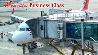 A Great Flight  Business Class  Air India A320  Delhi  Singapore  Trip Report [upl. by Nnagem]