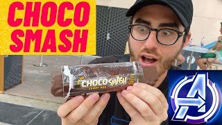 Pym Test Kitchen CHOCO SMASH Chocolate Bar Dessert Review  Avengers Campus Disneyland [upl. by Dylane]