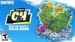 Fortnite Chapter 5  Season 1 MAP REVEALED [upl. by Greeson]