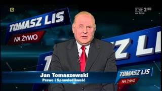 Tomaszewski Janowicz obraził wszystkich Polaków FRAGMENT PROGRAMU TOMASZ LIS NA ŻYWO [upl. by Eilla]