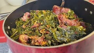 Collard Greens with Smoked Neck Bones [upl. by Xad]