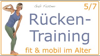 57🔸20 min Rücken Training  rund um die Wirbelsäule  ohne Geräte im Stehen [upl. by Sylram968]