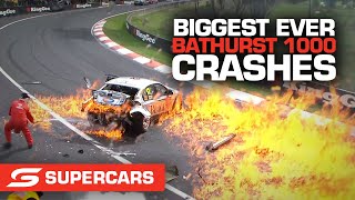 Biggest EVER Bathurst 1000 crashes  Repco Bathurst 1000  Supercars 2022 [upl. by Claus]