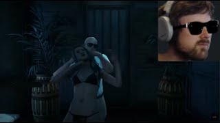 Forsen reacts to Hitman Haven Island Garrote Women Kills [upl. by Zacherie]