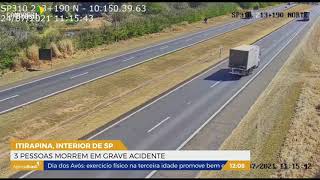 SP Grave acidente envolvendo quatro carros deixou três mortos em SP [upl. by Karisa424]