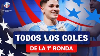 TODOS LOS GOLES DE LA 1ª RONDA  CONMEBOL COPA AMÉRICA USA 2024™ [upl. by Darreg184]